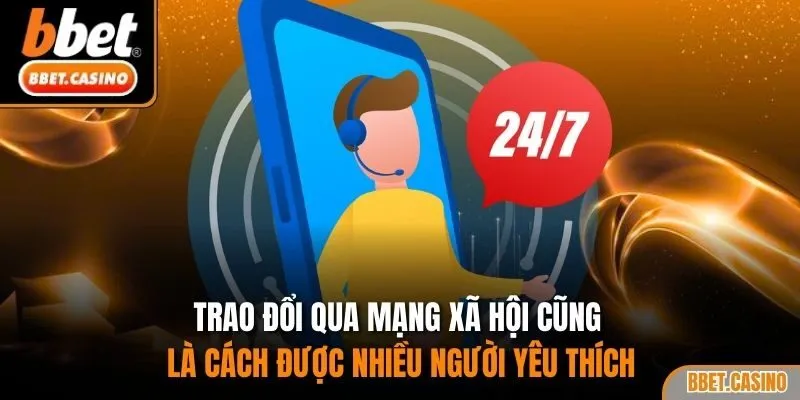Trao đổi qua mạng xã hội cũng là cách được nhiều người yêu thích